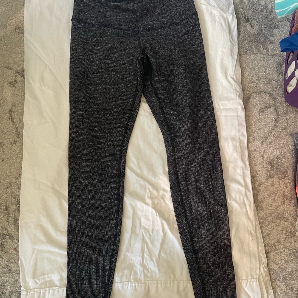 Lululemon Herringbone leggings.